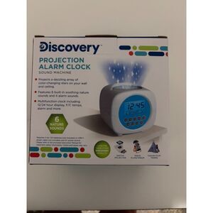 Discovery Projection Alarm clock Sound Machine with lights
